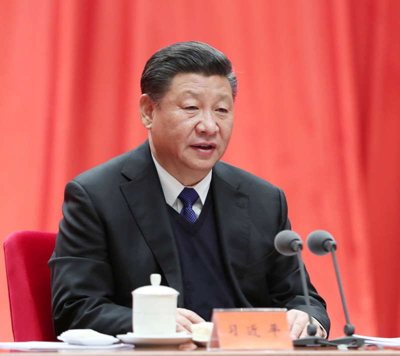 1月11日，中共中央總書記、國家主席、中央軍委主席習近平在中國共產(chǎn)黨第十九屆中央紀律檢查委員會第二次全體會議上發(fā)表重要講話。